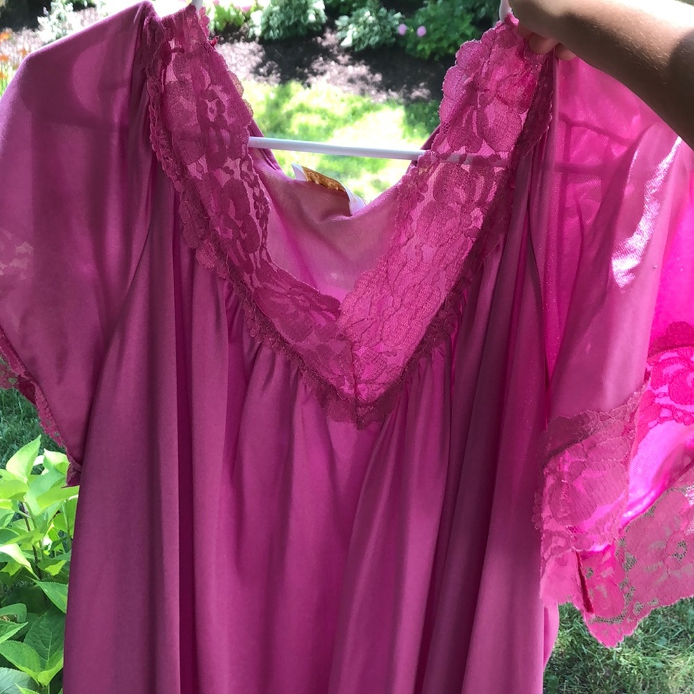 PINK Vintage Nightgown Sleepwear Pj Roaman’s